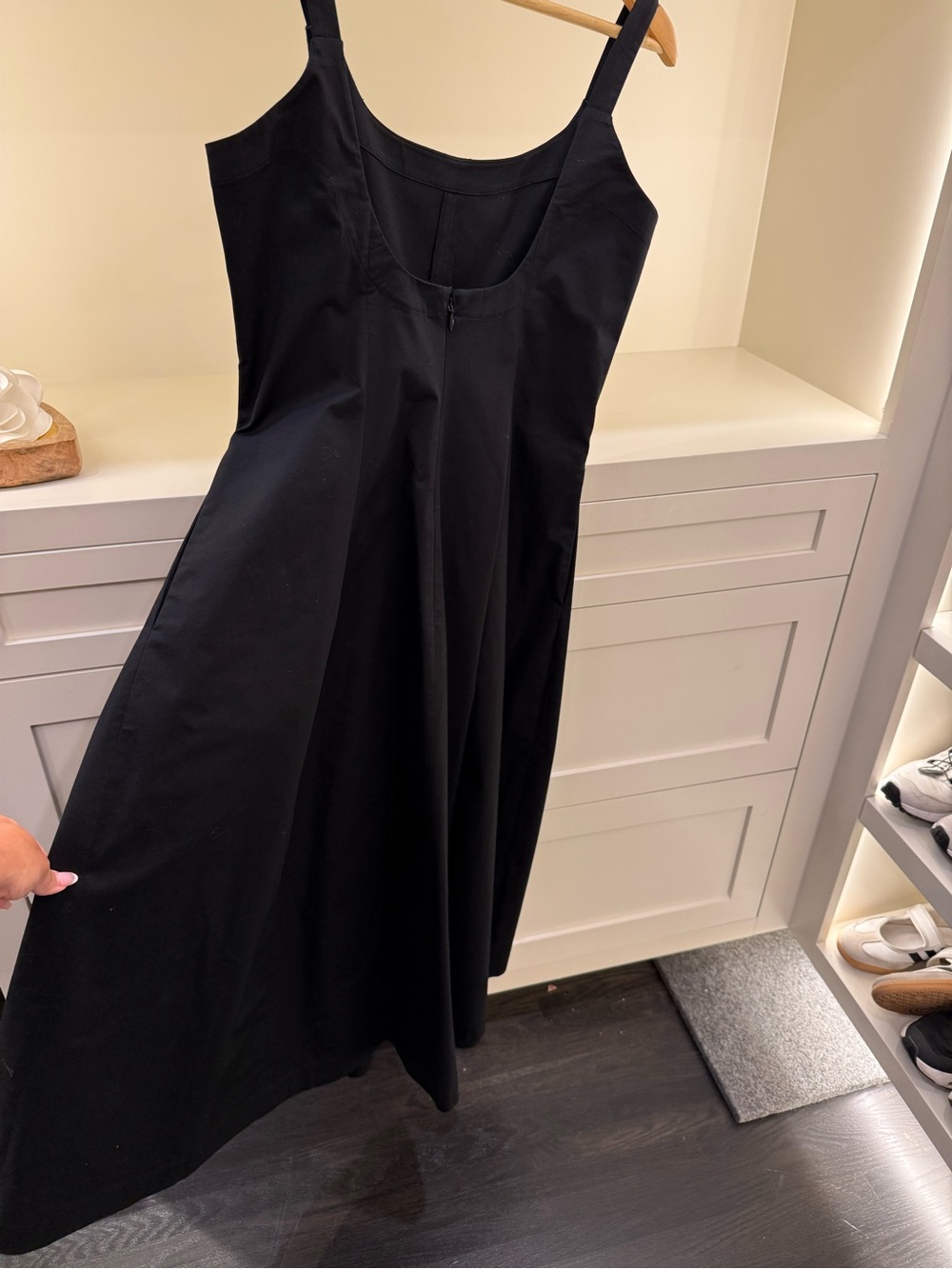 Vince Black Maxi A-Line Strap Dress - Picture 5 of 7